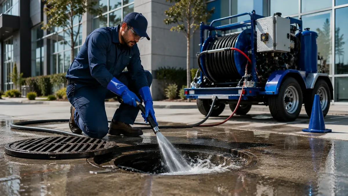 Commercial Hydro Jet Drain Cleaning in Reedley