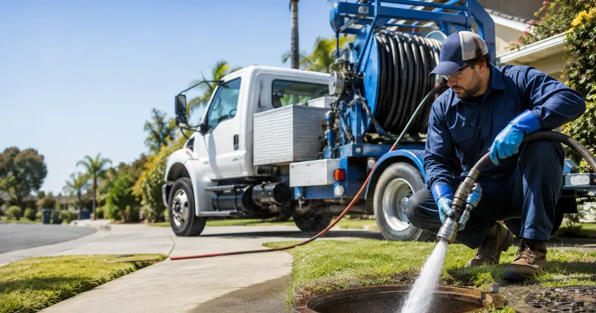 Hydro jet sewer cleaning Reedley