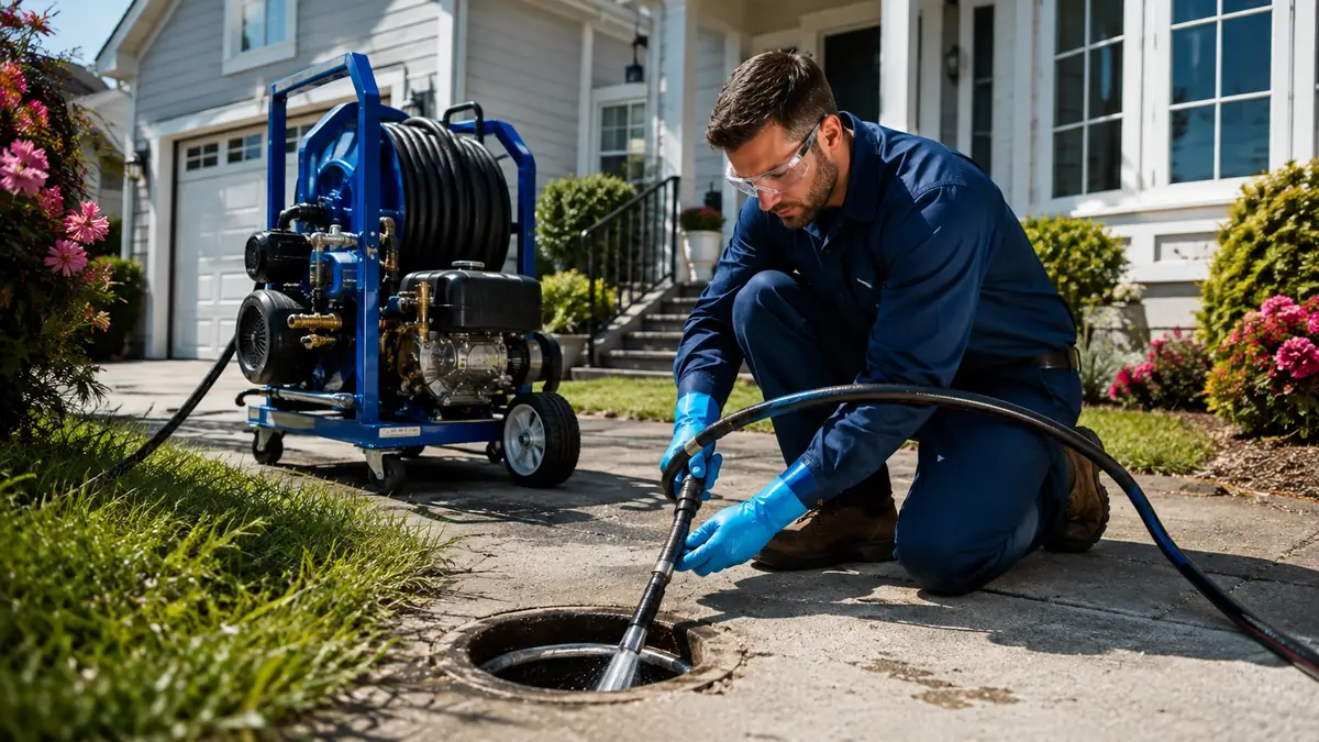 Residential Hydro Jet Drain Cleaning in Reedley