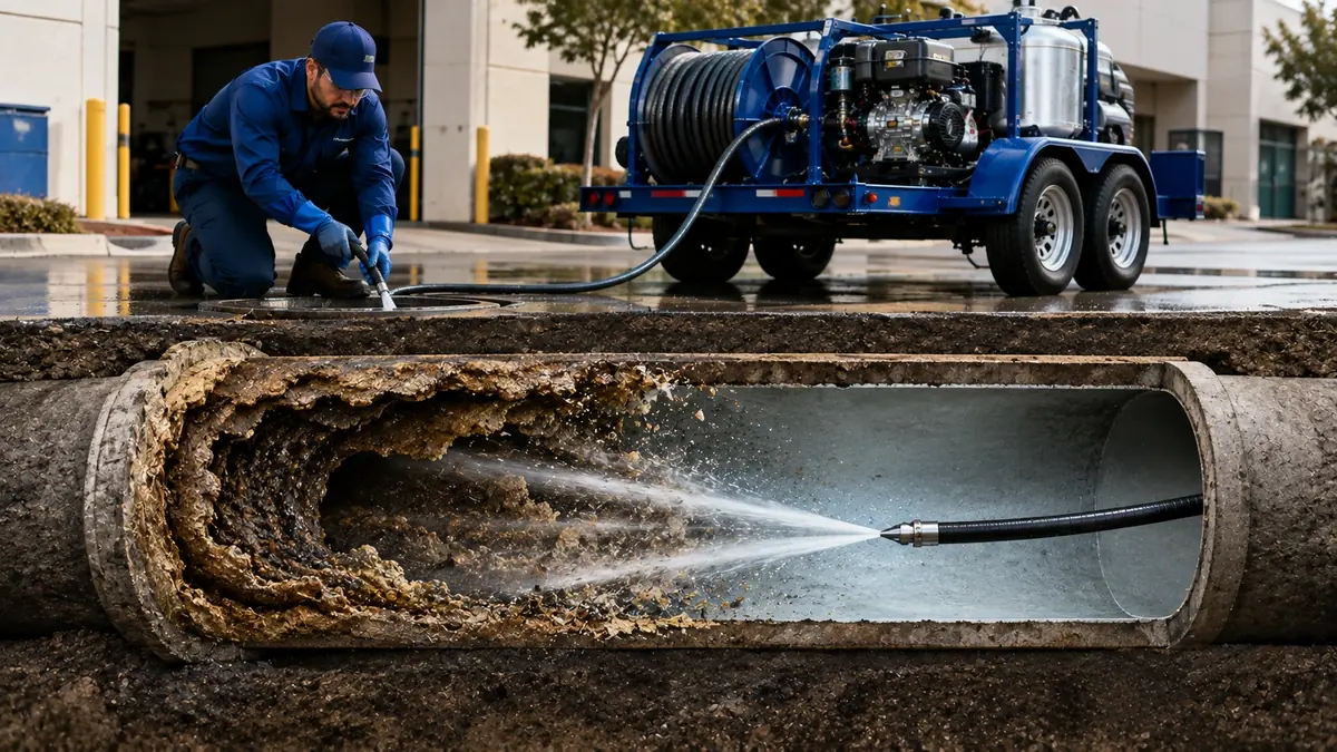 Sewer Pipe Descaling in Reedley